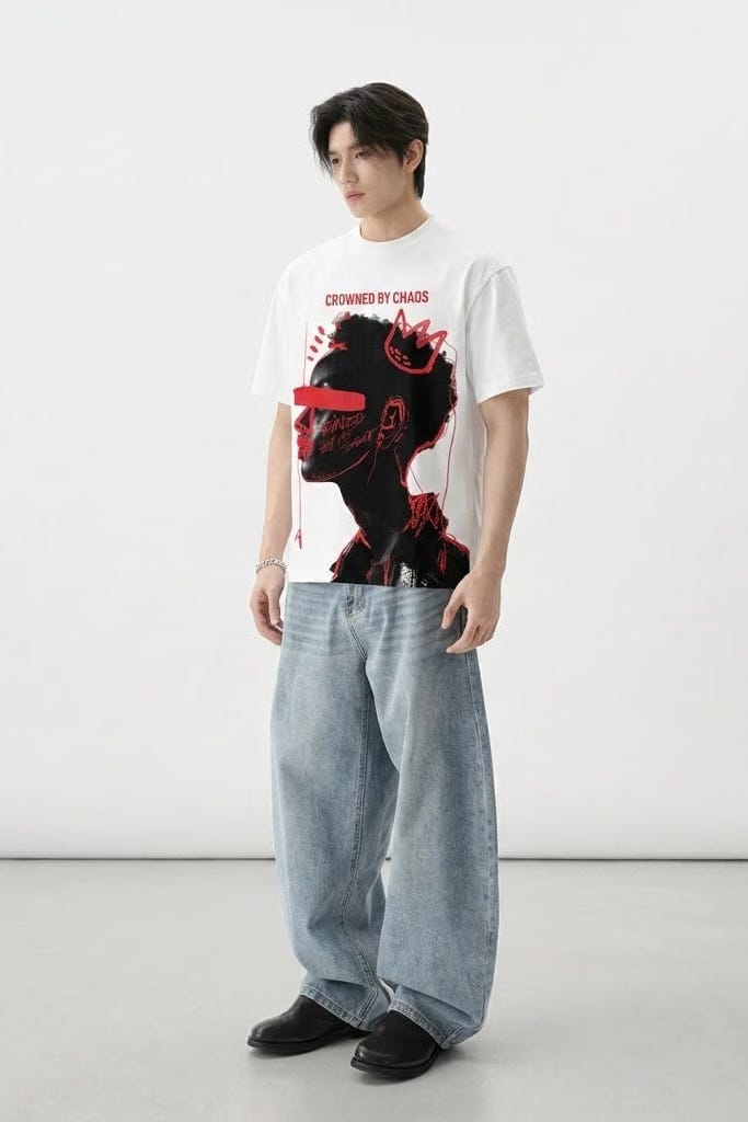 City Off Domes Mind Glitch White T-Shirt