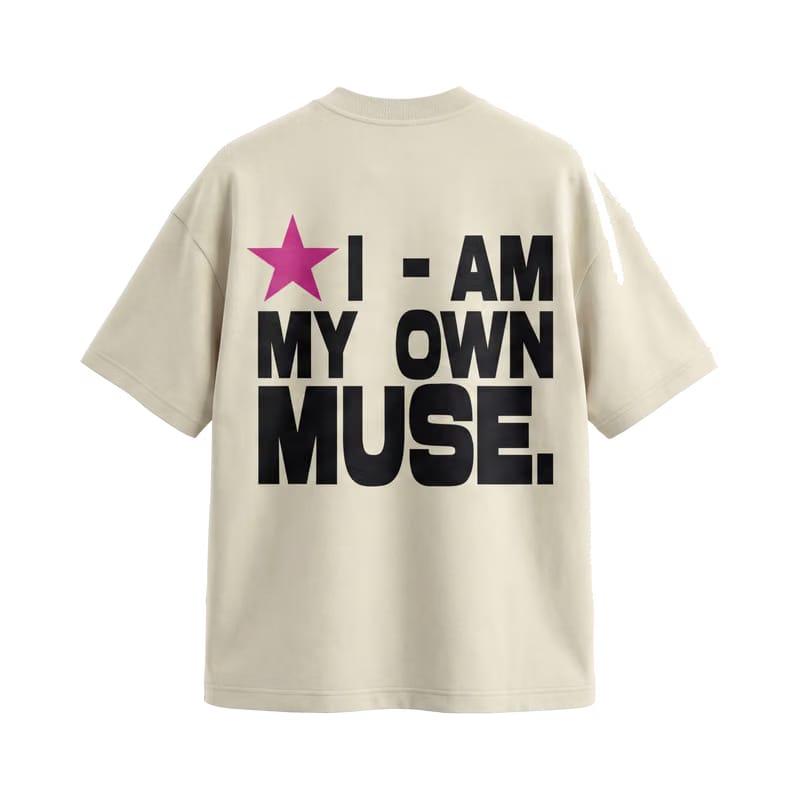 City Off Domes My Own Music Beige T-Shirt