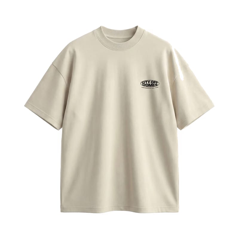 City Off Domes My Own Music Beige T-Shirt