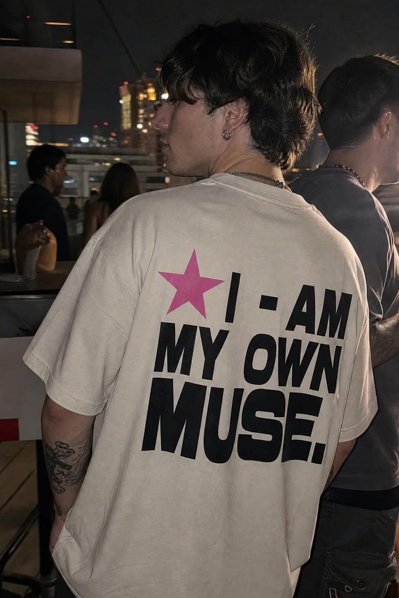City Off Domes My Own Music Beige T-Shirt