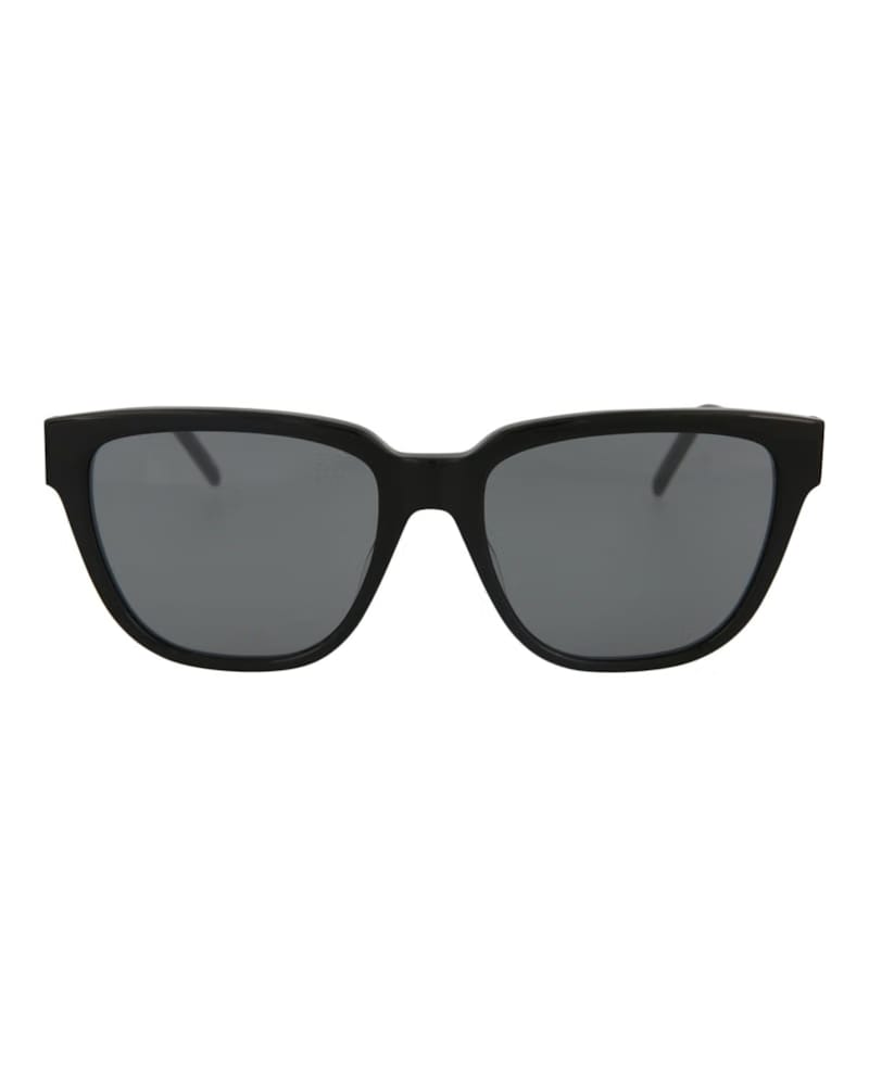 Saint Laurent Cat Eye Sunglasses Black/Black/Silver (SLM48S-30007876-003)