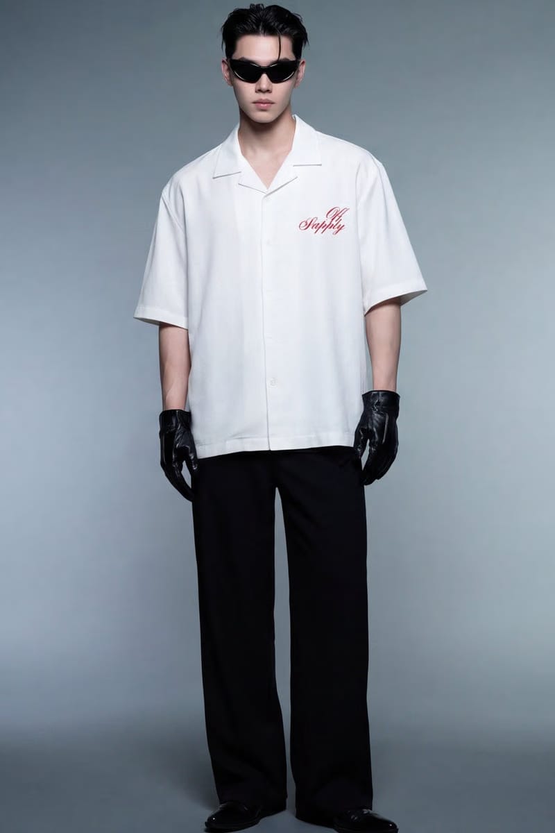 Off Supply Blessed Child Bowling Shirt - White