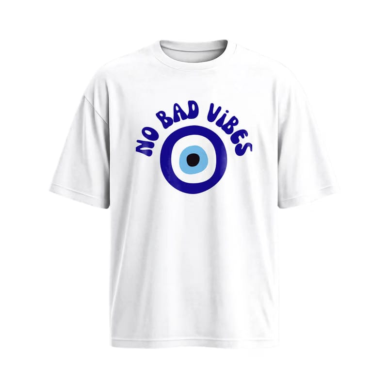 City Off Domes No Bad Vibes White T-Shirt