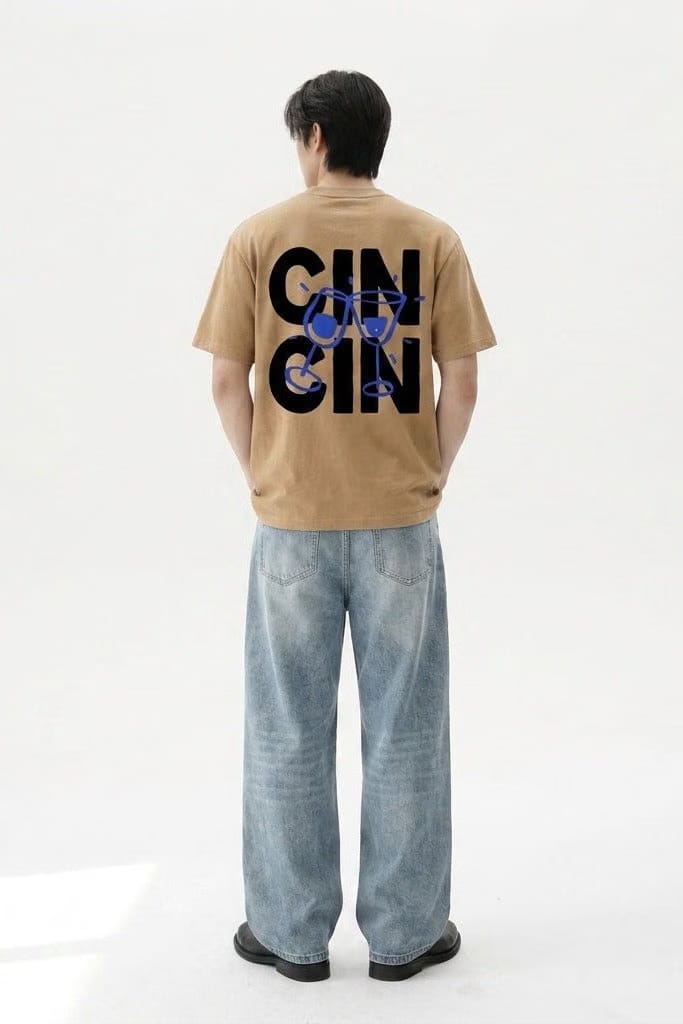 City Off Domes No Entry Club Beige T-Shirt