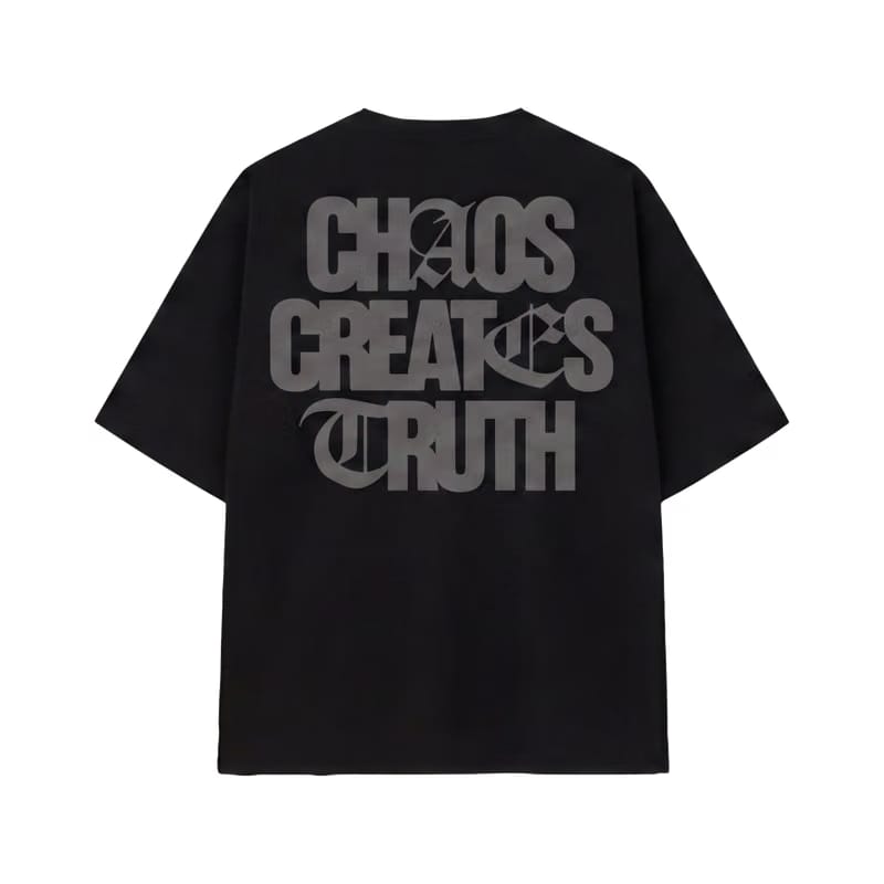 Off Supply Chaos Creates Truth T-shirt Black