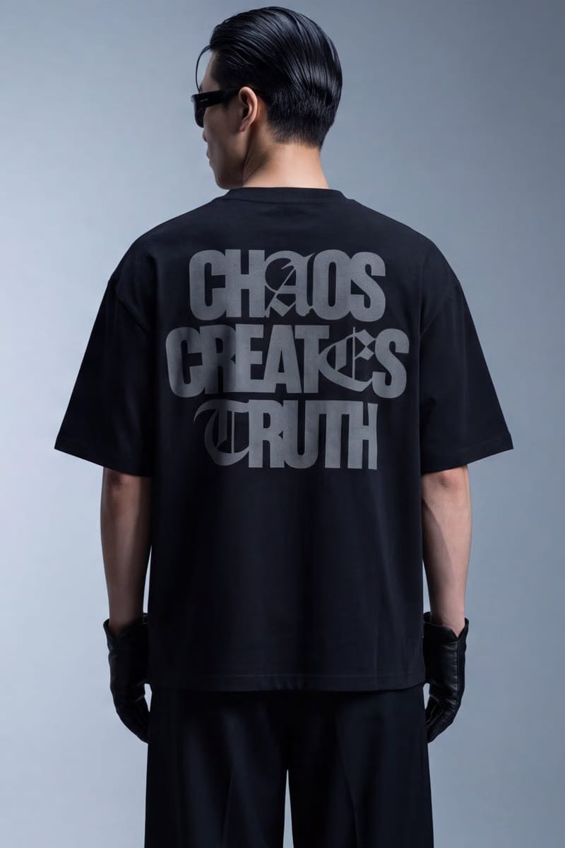 Off Supply Chaos Creates Truth T-shirt Black
