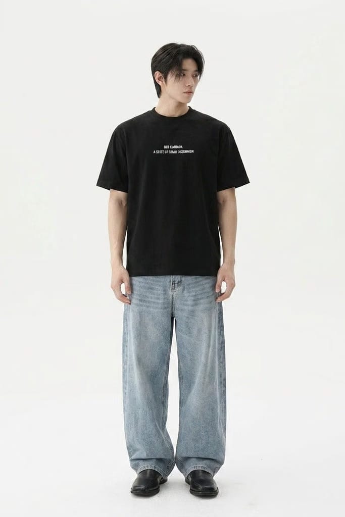 City Off Domes Power in Silence Black T-Shirt