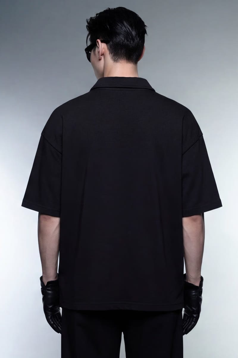 Off Supply Crafted For Legacy Black Quarter Zip T-shirt