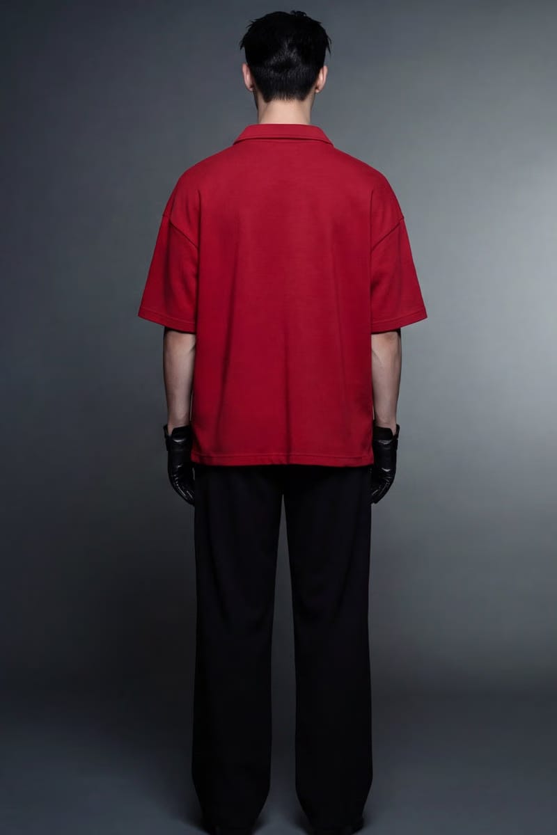 Off Supply Crafted For Legacy Red Quarter Zip T-shirt