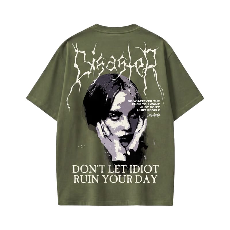 City Off Domes Ruin Your Day Forest Green T-Shirt