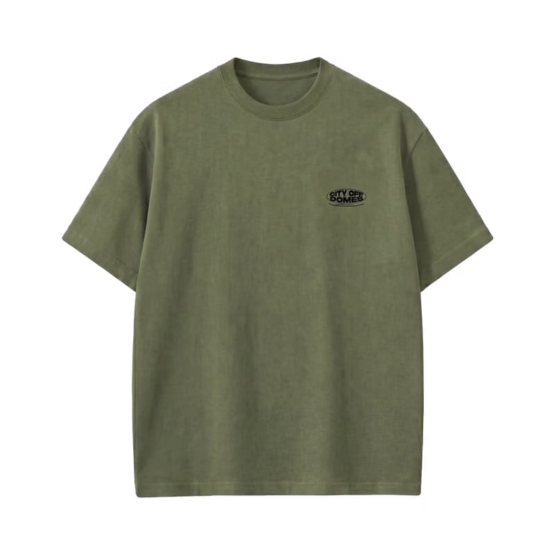 City Off Domes Ruin Your Day Forest Green T-Shirt