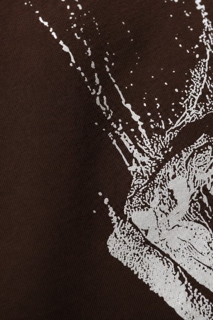 City Off Domes Signal Lost Brown T-Shirt