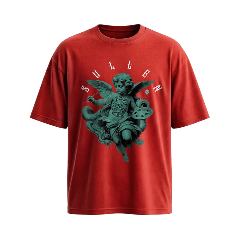 City Off Domes Silent Mind Red T-Shirt