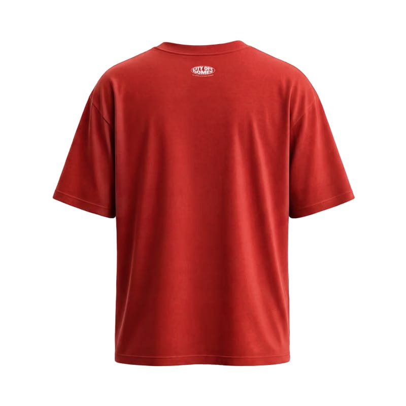 City Off Domes Silent Mind Red T-Shirt