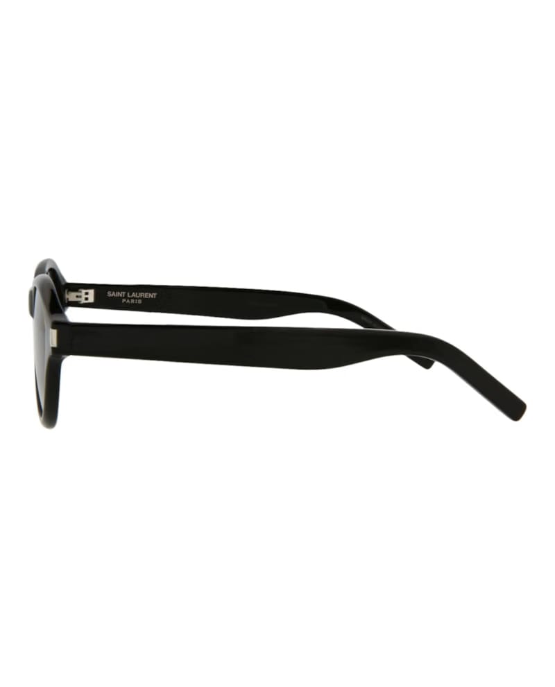 Saint Laurent Round Oval Sunglasses Black/Black/Grey (SL520SUNSE-30013041-001)