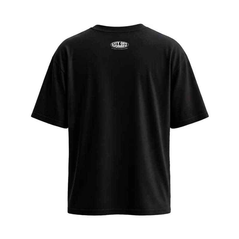 City Off Domes System Denied Black T-Shirt