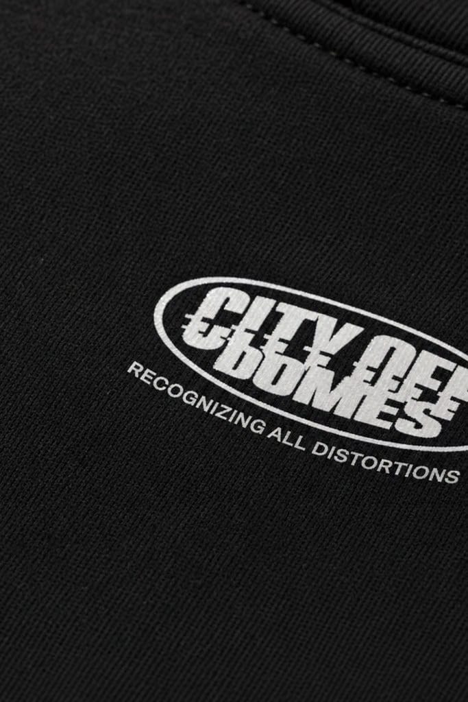 City Off Domes Urban Glitch Black T-Shirt