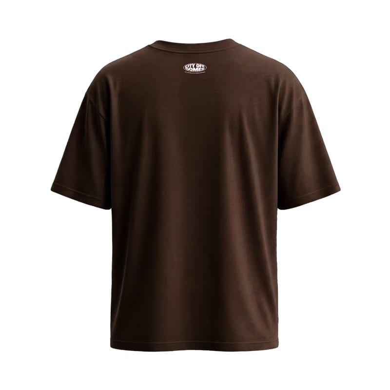 City Off Domes Urban Glitch Brown T-Shirt
