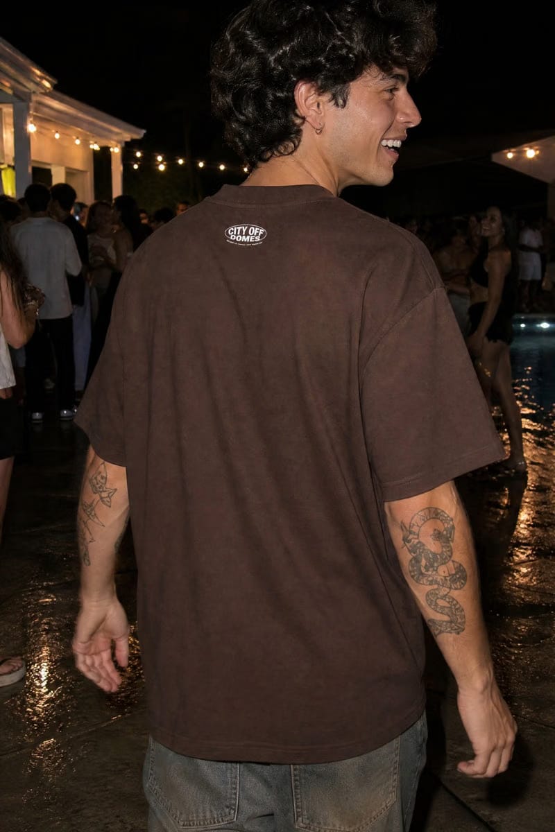 City Off Domes Urban Glitch Brown T-Shirt