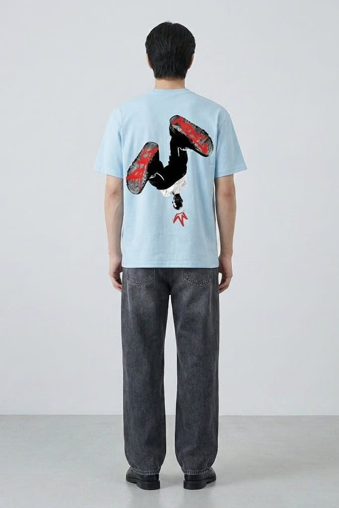 City Off Domes Vision Error Ice Blue T-Shirt