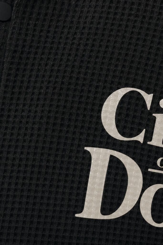 City Off Domes Waffle Shirt Black