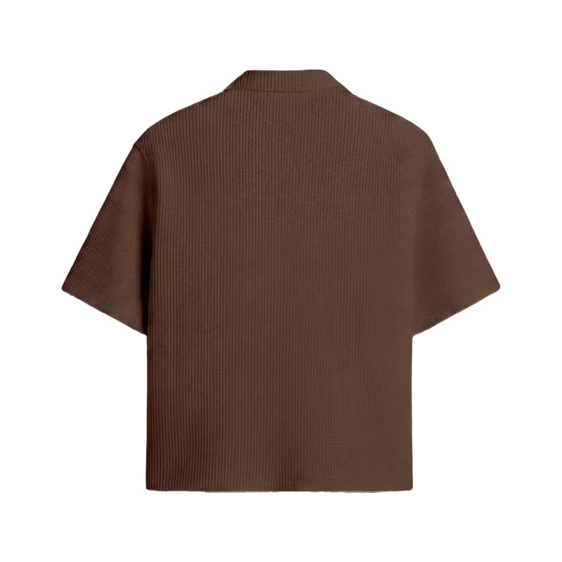 City Off Domes Waffle Shirt Brown