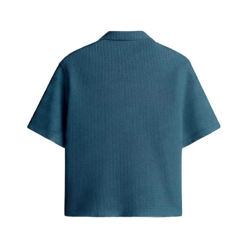 City Off Domes Waffle Shirt Teal