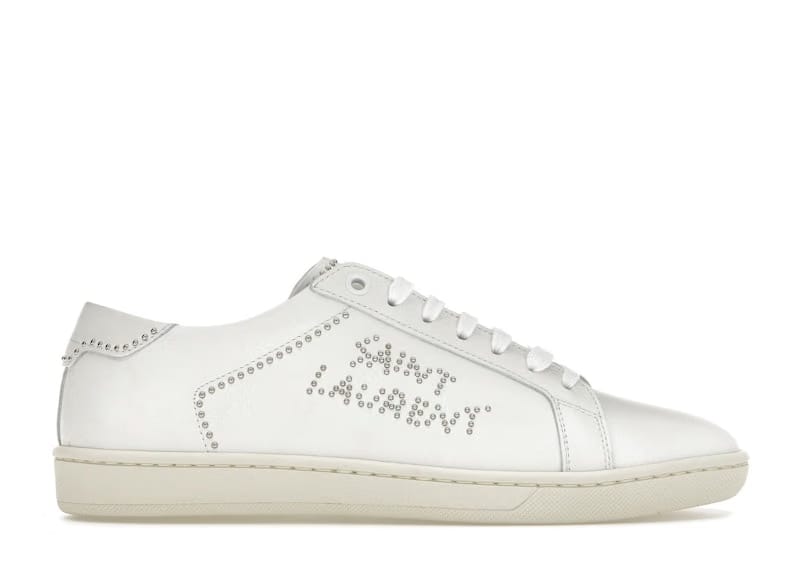 Saint Laurent Studded Low Top White (Women's)