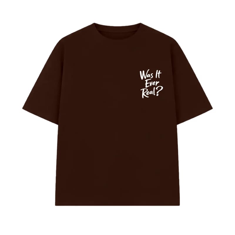 Blacklist Was It Ever Real T-Shirt Brown