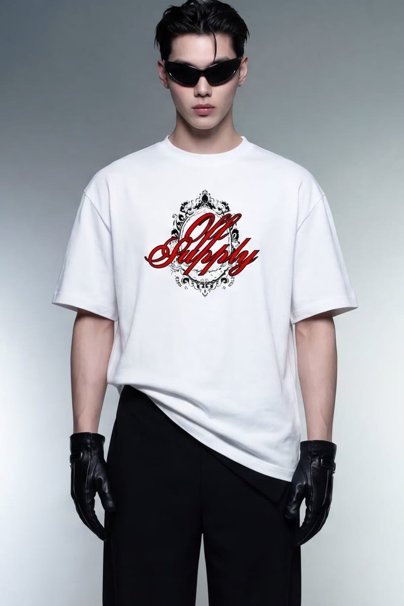 Off Supply Royal Heritage T-shirt White