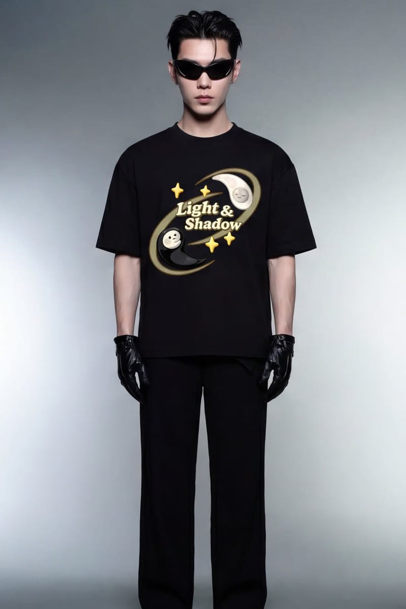 Off supply Shadow Orbit T-Shirt Black