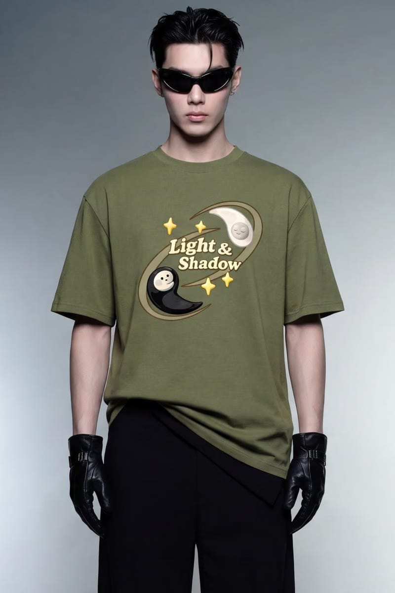Off supply Shadow Orbit T-Shirt Olive