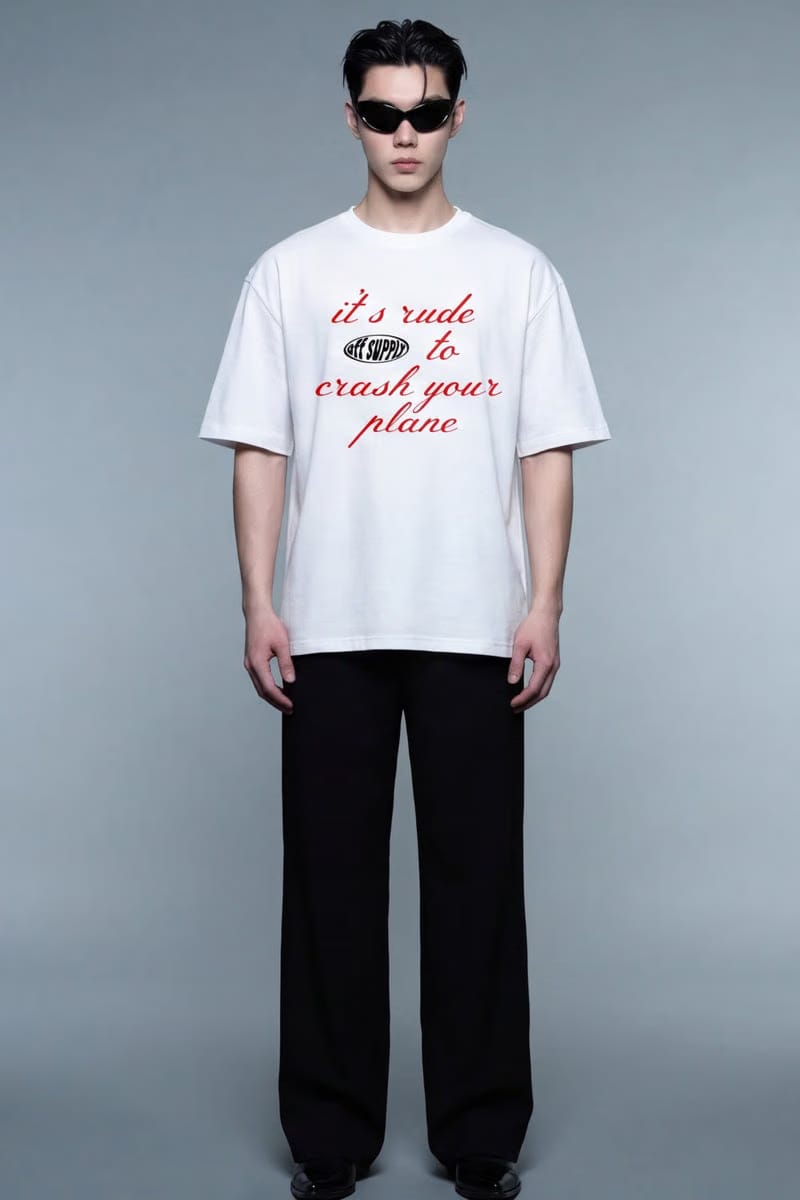 Off Supply Social Gravity T-shirt White