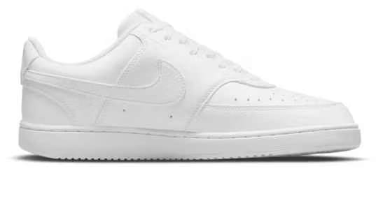 Nike Men White COURT VISION LO NN Basketball Shoes