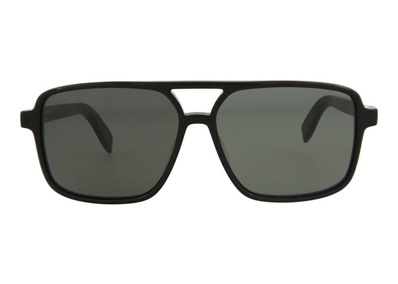 Saint Laurent Aviator Sunglasses Black/Grey (SL176-30001578-001)