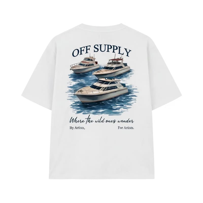 Off Supply Wanderes Yacht T-shirt White