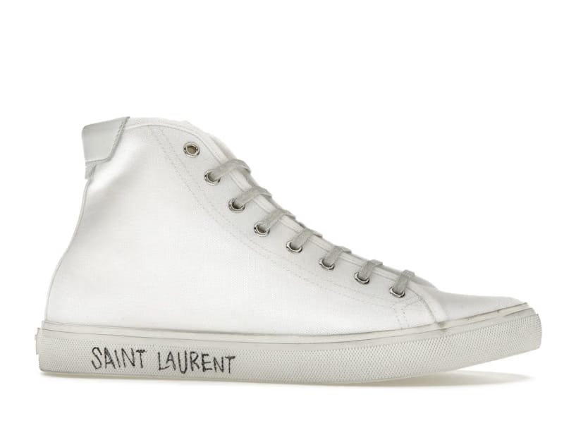 Saint Laurent Malibu Mid Optic White