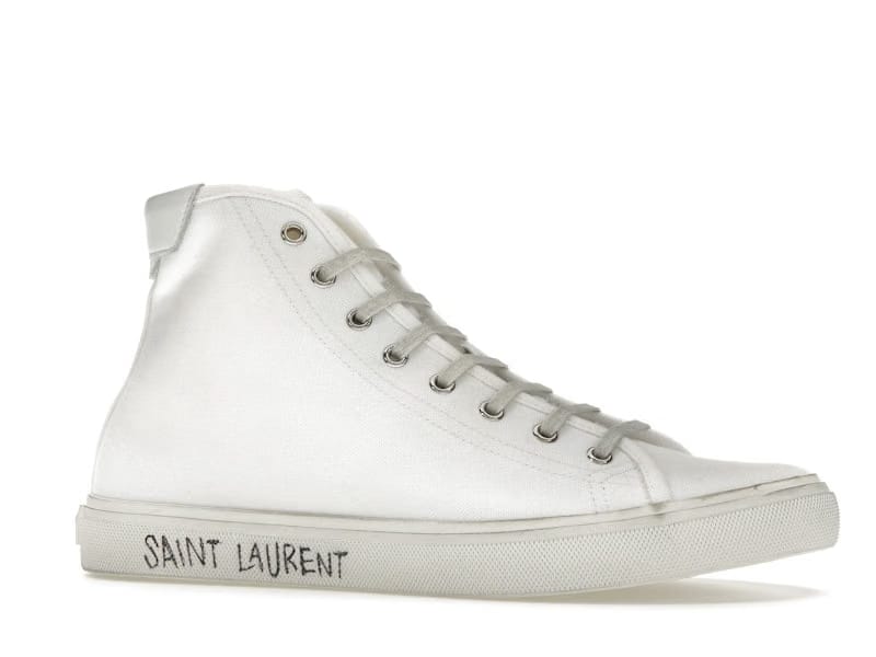 Saint Laurent Malibu Mid Optic White