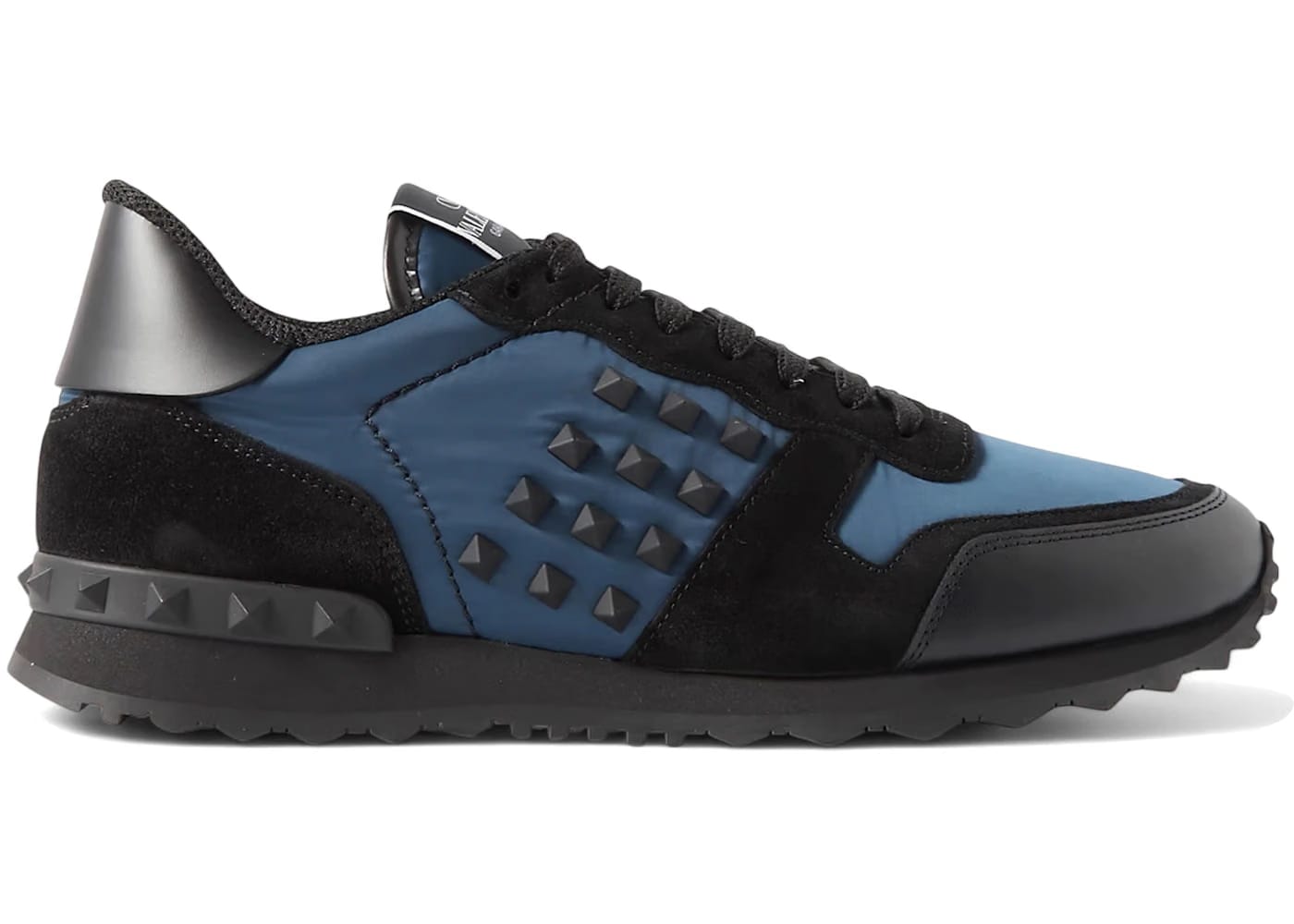 Valentino Garavani Rockstud Sneakers Blue Black