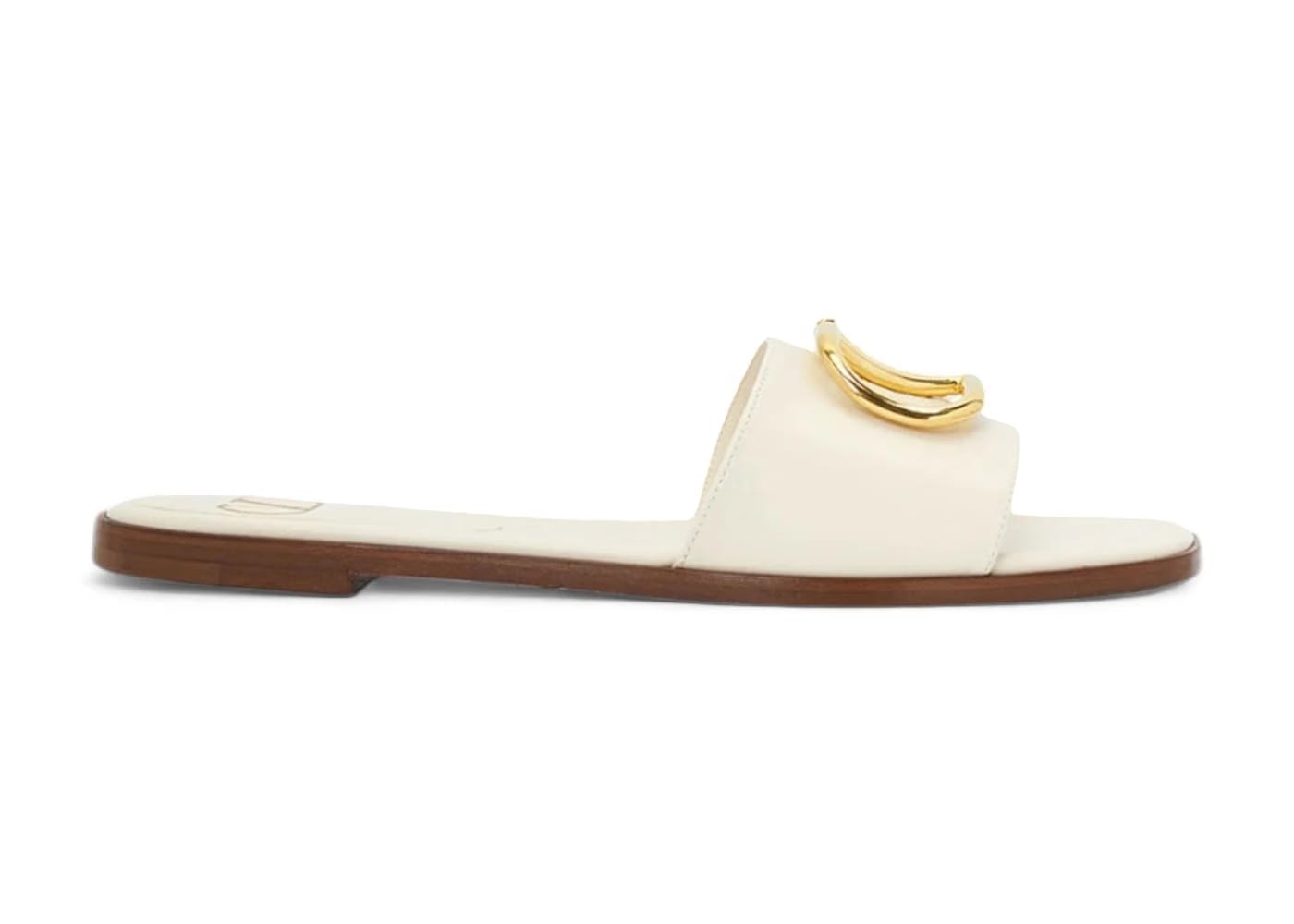 Valentino V Logo Signature Slippers Ivory (Women's)