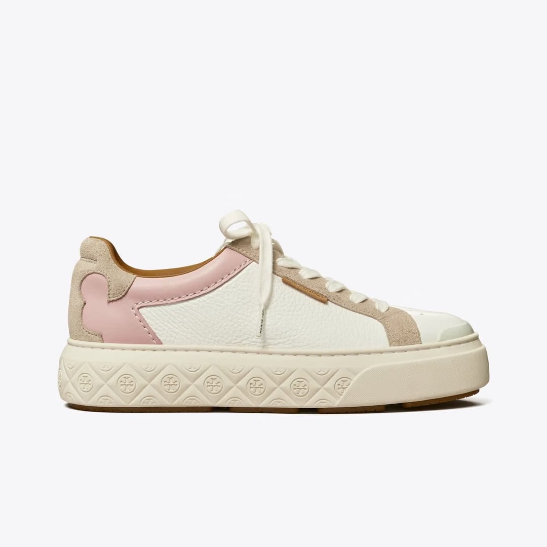 Tory Burch Ladybug Sneaker NEW IVORY / CALCARE / ROSA