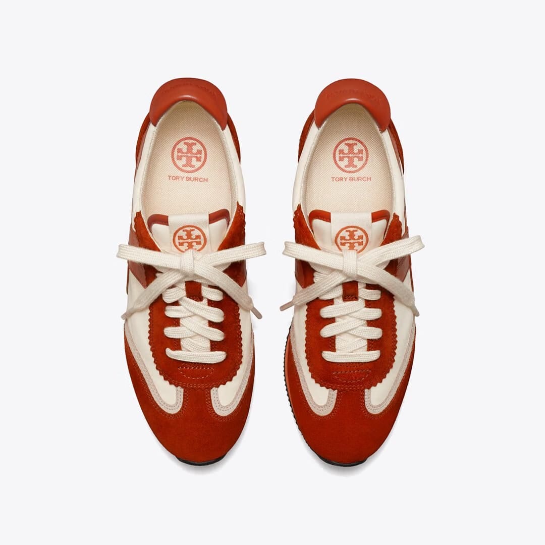 Tory Burch Hank Sneaker New Ivory / RED