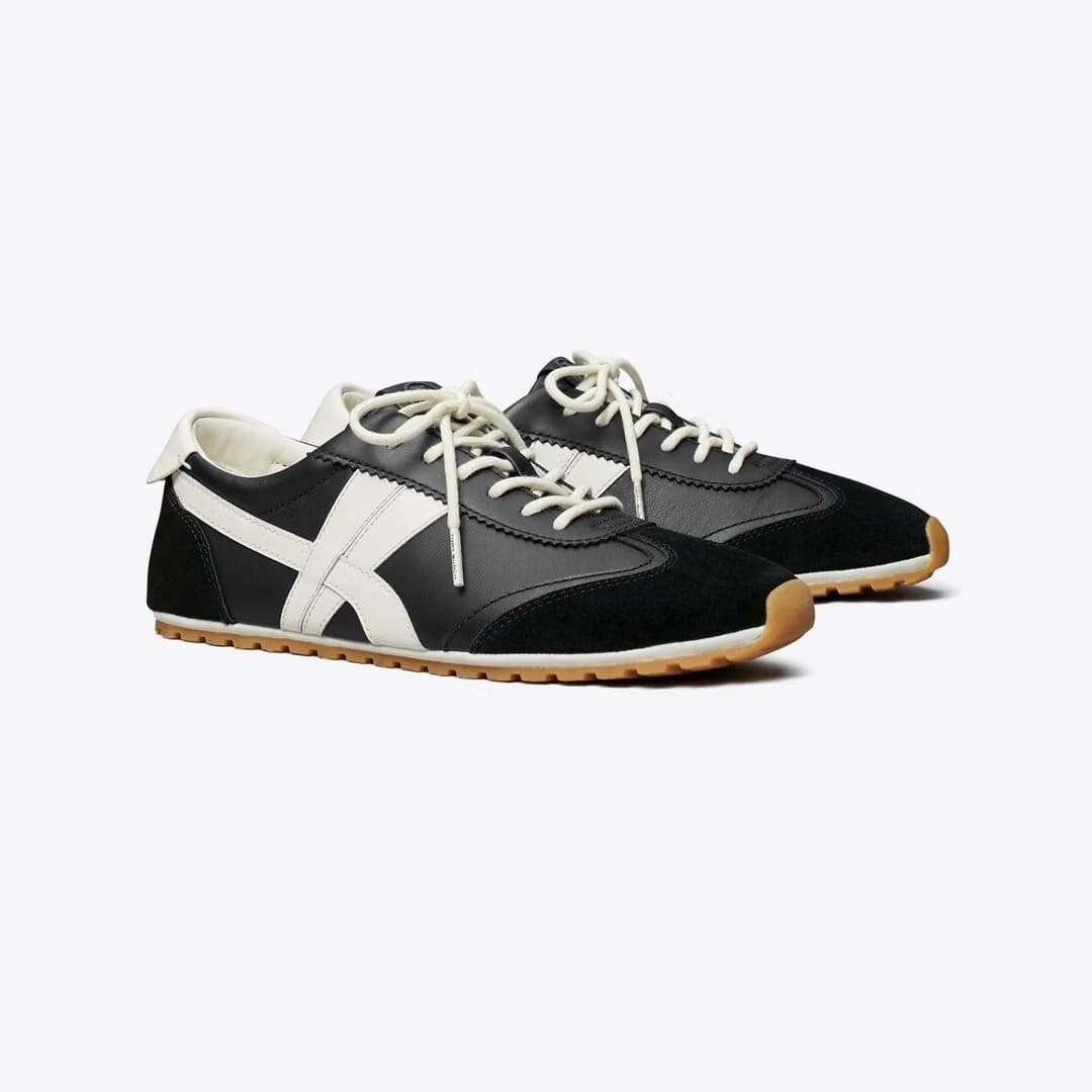 Tory Burch Hank Field Sneaker BLACK / CREAM / BLACK