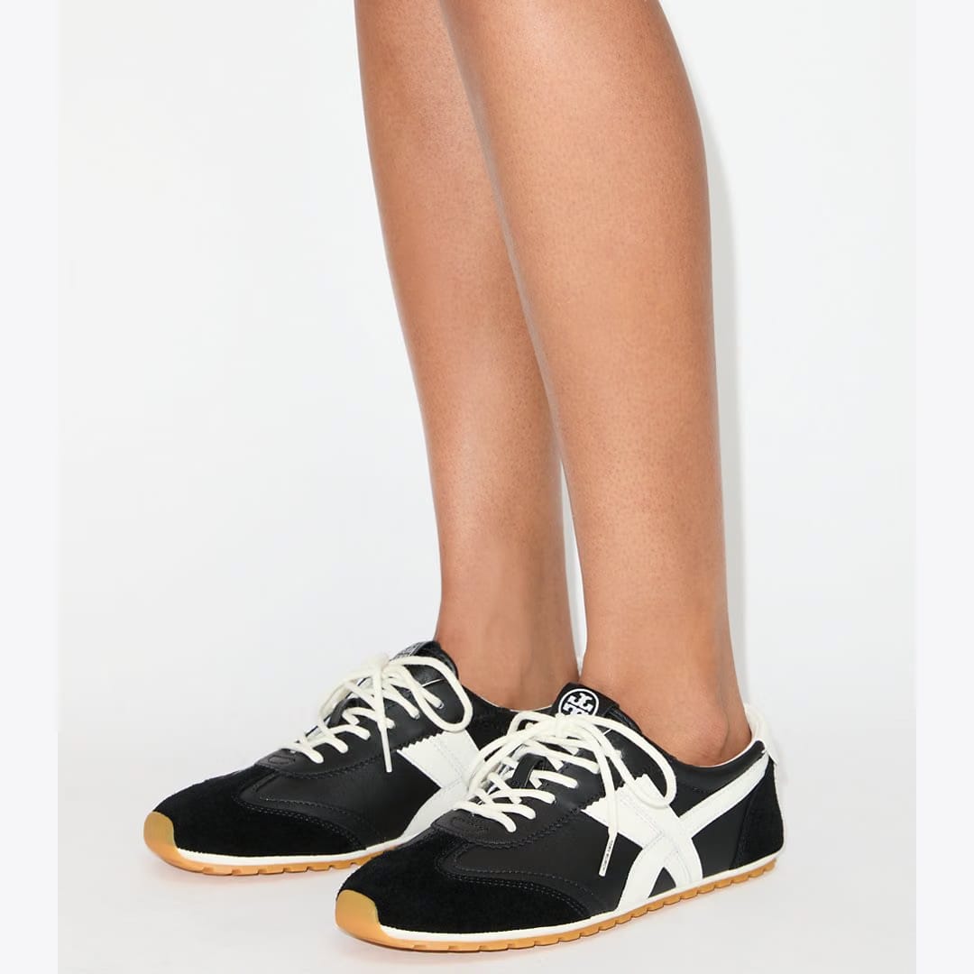 Tory Burch Hank Field Sneaker BLACK / CREAM / BLACK