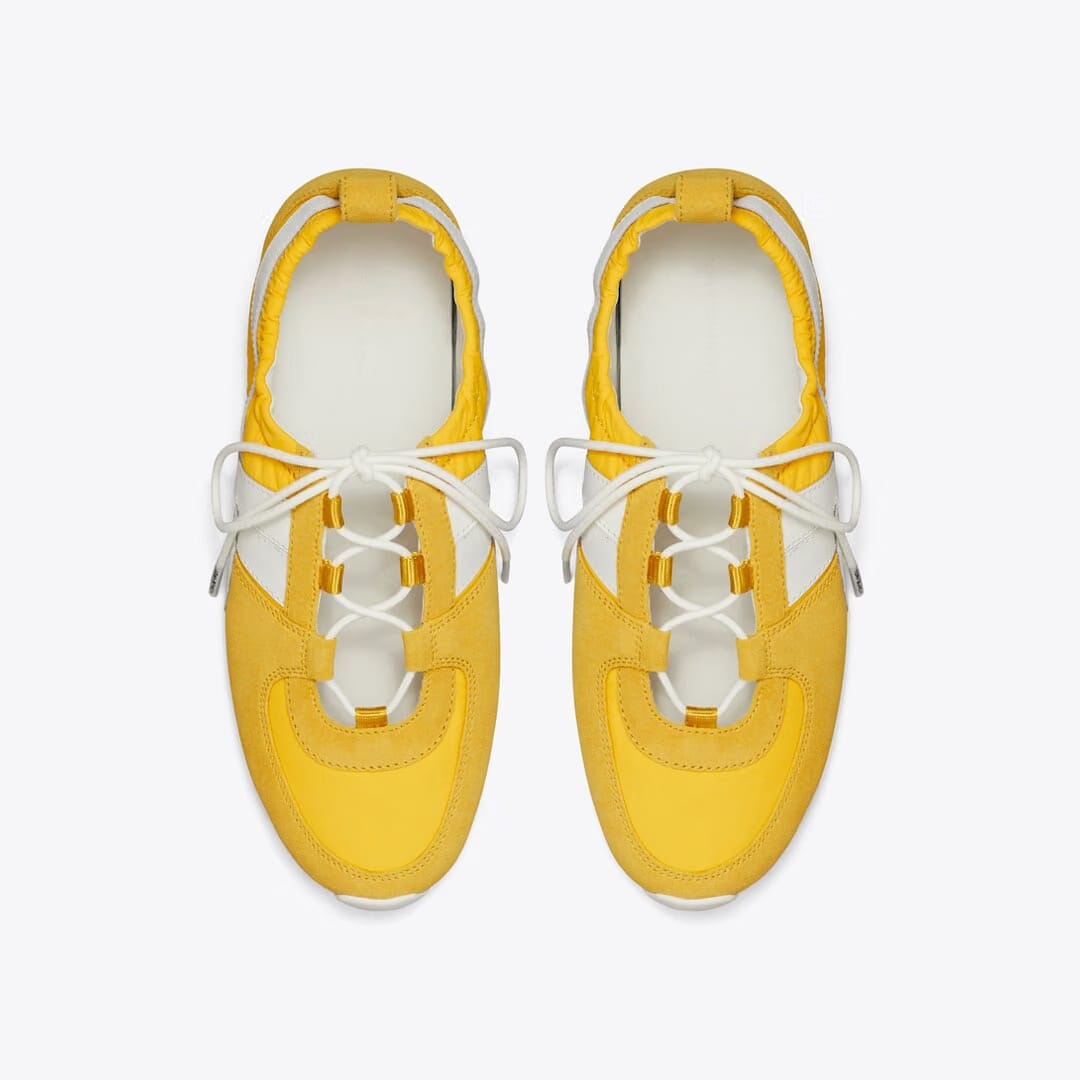 Tory Burch Hank Ballet Sneaker YELLOW / CREAM / YELLOW