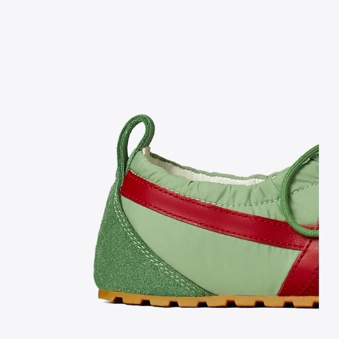 Tory Burch Hank Ballet Sneaker OLIVE / TORY RED / OLIVE