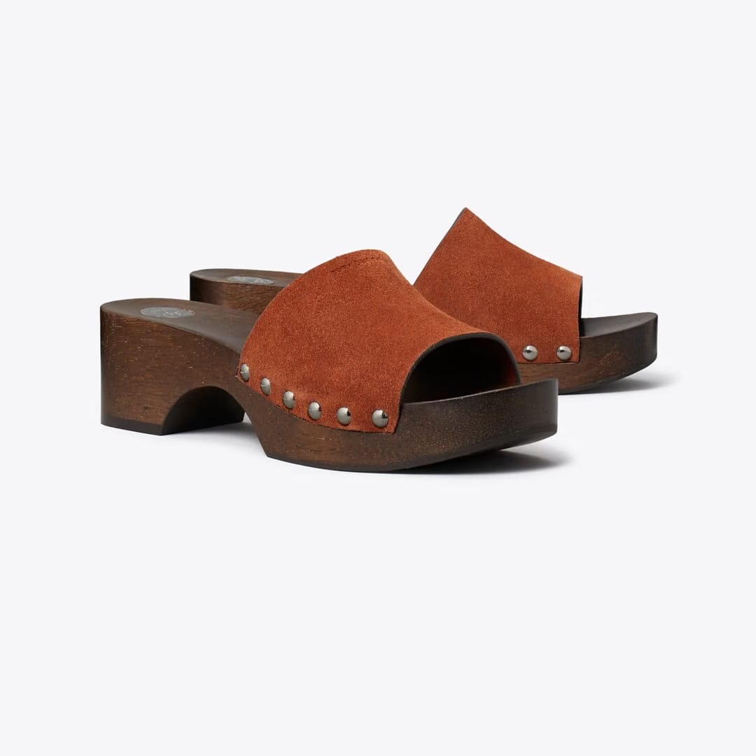 Tory Burch Sandal Clog SEQUOIA