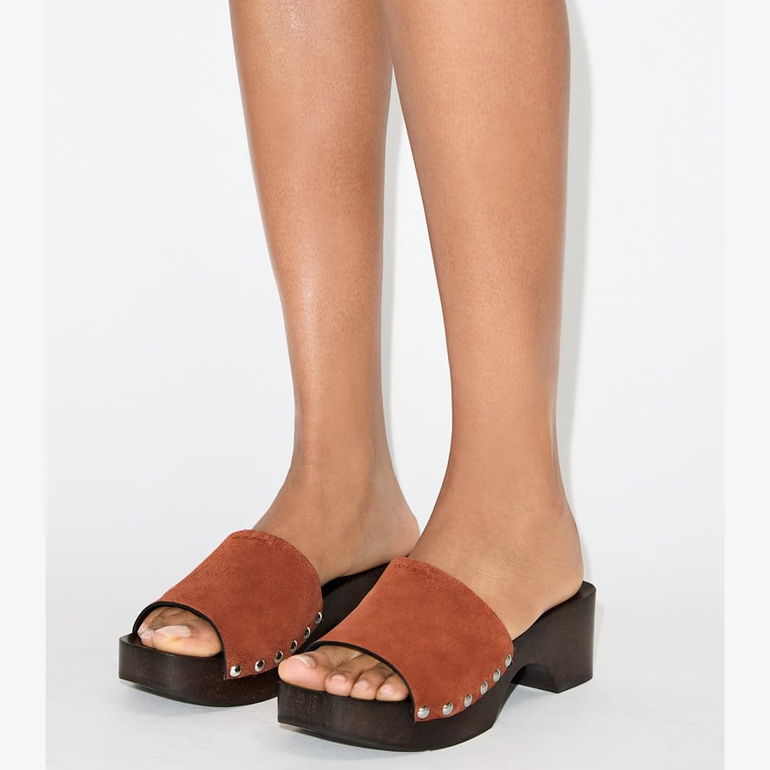 Tory Burch Sandal Clog SEQUOIA