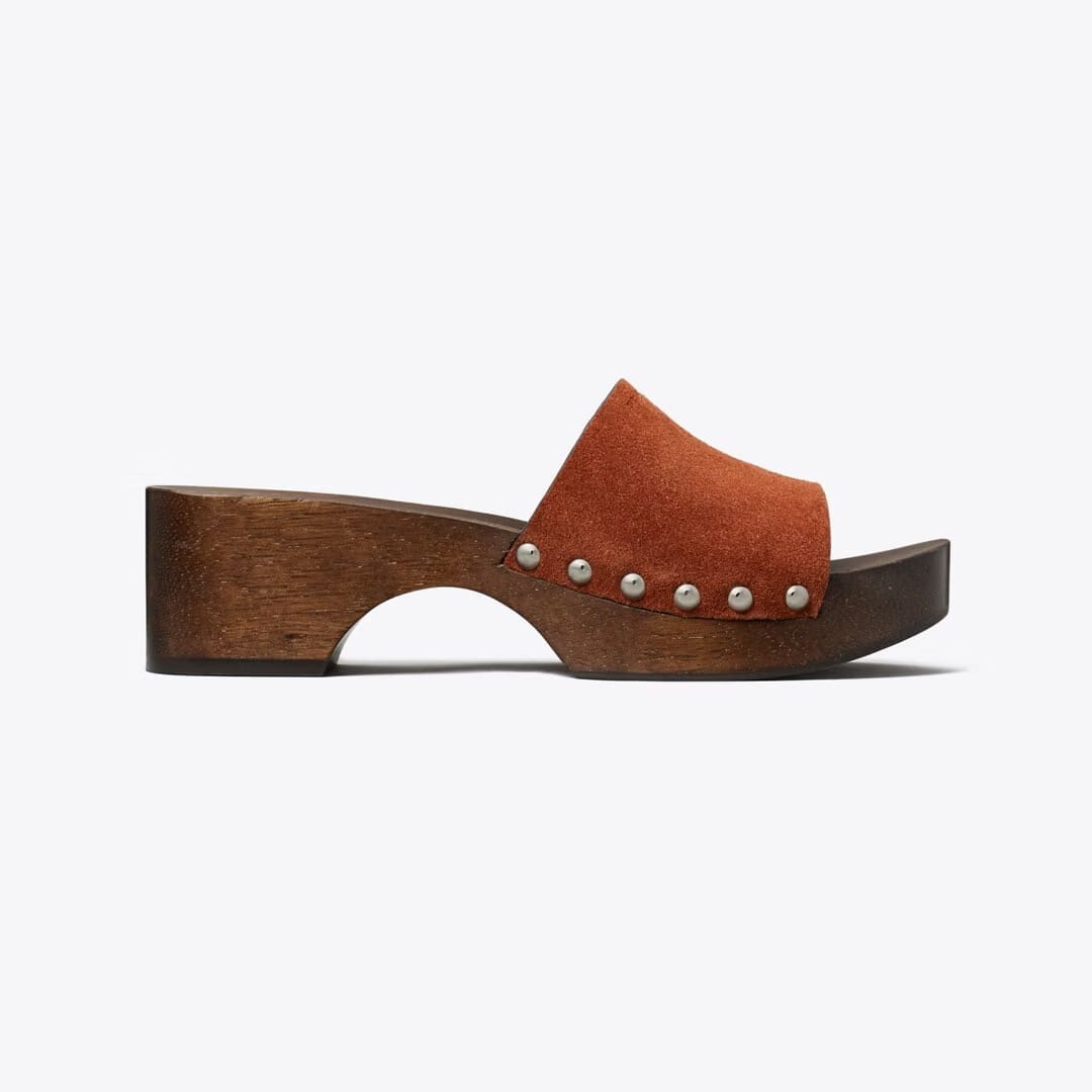 Tory Burch Sandal Clog SEQUOIA
