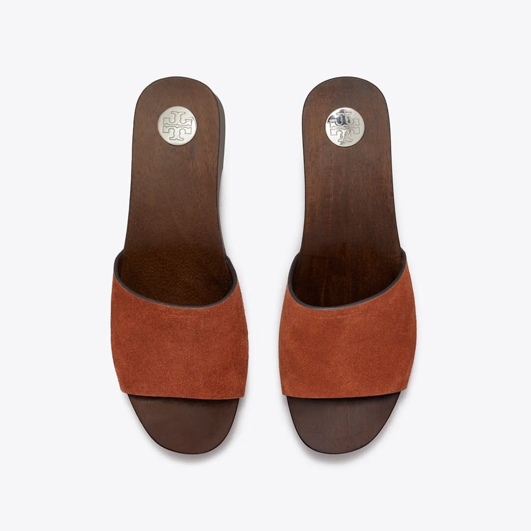 Tory Burch Sandal Clog SEQUOIA